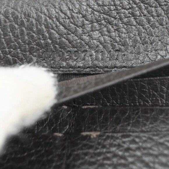 GUCCI Logo Interlocking G Zipper Around Long Wallet Leather Brown GHW 62MA318 - Picture 11 of 15